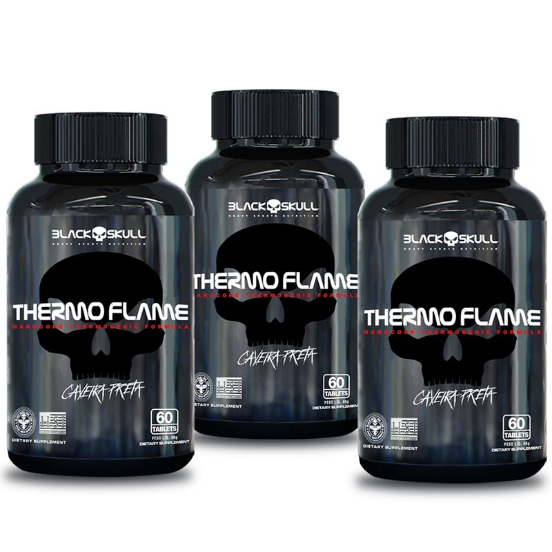 KIT525-NA-4-BLACK-SKULL-TERMOGENICO-THERMO-FLAME-60-CAPS---KIT-C--3-UNID