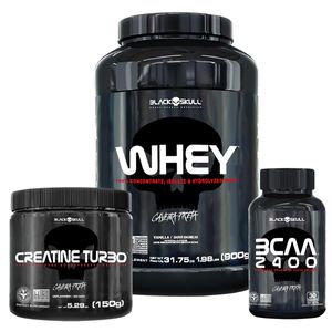 KIT WHEY + BCAA + CREATINA
