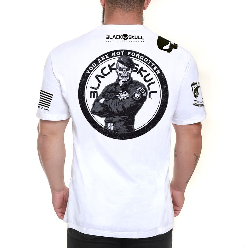 CAMISETA DRY FIT BRANCA/PRETA SMASH