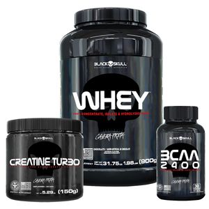 KIT WHEY + BCAA + CREATINA
