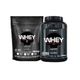 WHEY PROTEIN - KIT WHEY 2X - WHEY POTE 900G SABOR BAUNILHA + REFIL WHEY 900G SABOR BAUNILHA - PROMOÇÃO - BLACKSKULL