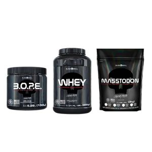 KIT HIPERCALÓRICO + WHEY + PRÉ-TREINO