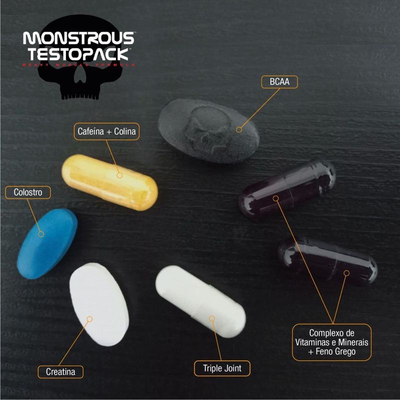 MULTIVITAMINICO---MONSTROUS-TESTOPACK-30-PACKS-BLACK-SKULL---BLACKSKULL