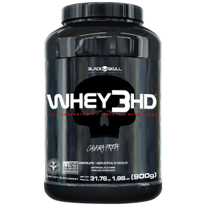 WHEY 3HD BLACK SKULL - 900G (WPC, WPI E WPH)