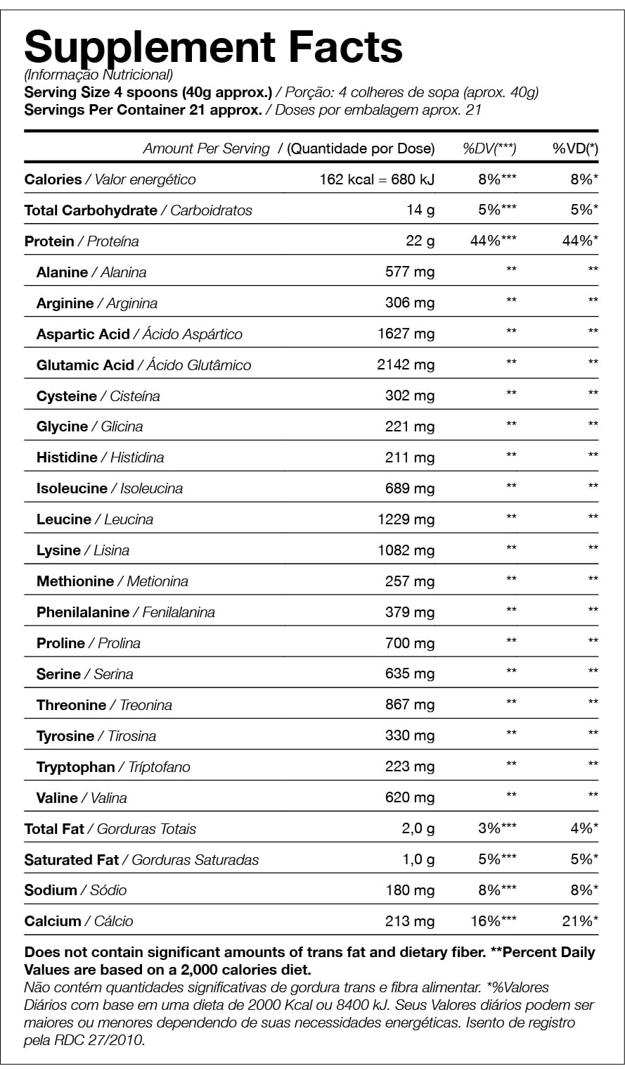 Tabela Nutricional