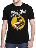 CAMISETA 100% ALGODÃO - CAMISETA PINUP BLACK - TAMANHO P - BLACKSKULL