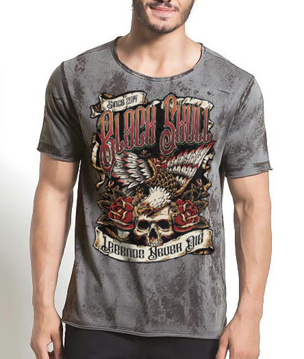 CAMISETA-100--ALGODAO---CAMISETA-INQUISITION-MESCLA---CORA-CINZA-ESCURO---BLACKSKULL