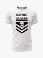 CAMISETA 100% ALGODÃO - CAMISETA ARMY - TAMANHO P - COR BRANCA - BLACKSKULL