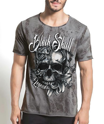 CAMISETA-100--ALGODAO---METAL-MESCLA---BLACKSKULL
