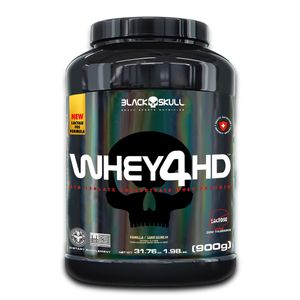 WHEY 4HD (COM LACTASE) BLACK SKULL - 900G