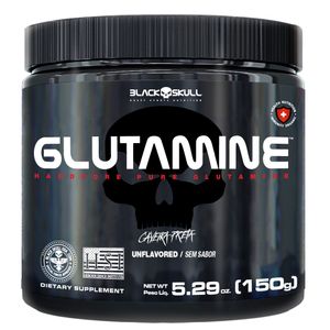 GLUTAMINE CAVEIRA PRETA - GLUTAMINA - 150G
