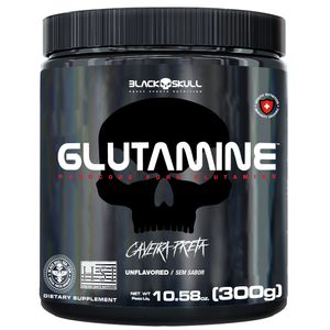 GLUTAMINE CAVEIRA PRETA - GLUTAMINA - 300G