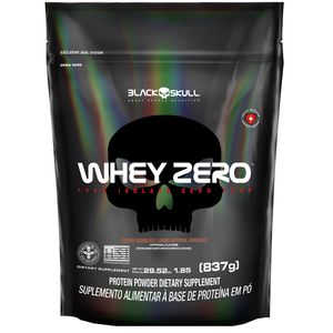 WHEY ZERO BLACK SKULL REFIL - 837G (WHEY PROTEIN ISOLADO)