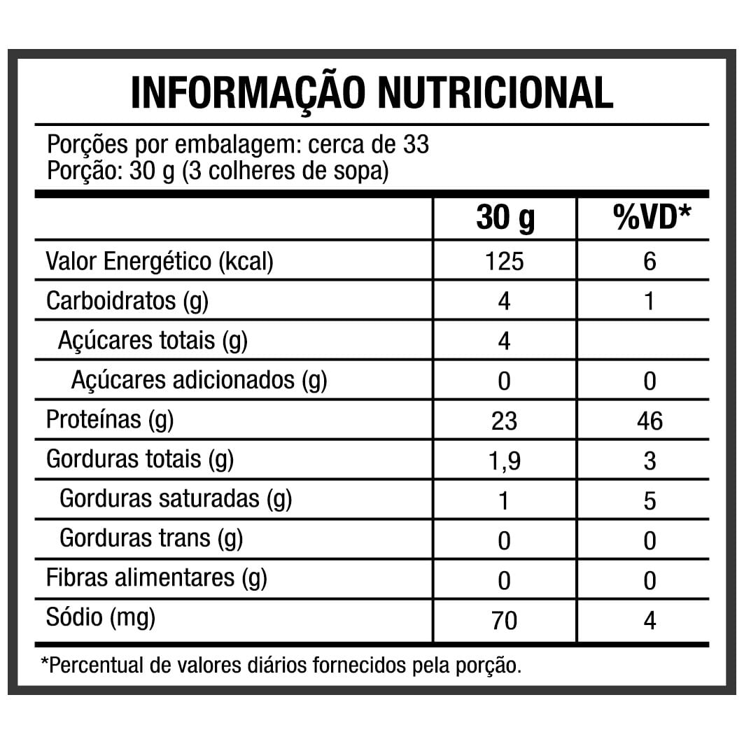 Tabela Nutricional
