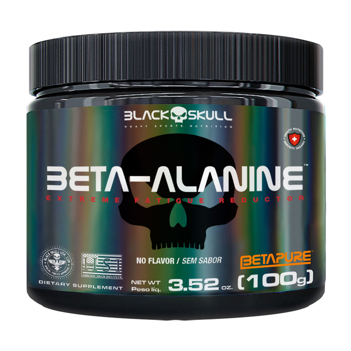 BETA-ALANINE BLACK SKULL - 100G - BLACKSKULL USA