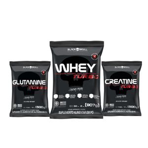 KIT TURBO WHEY + GLUTAMINA + CREATINA