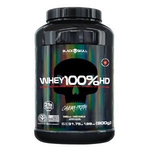 WHEY 100% HD BLACK SKULL - 900G (WPC, WPI E WPH)