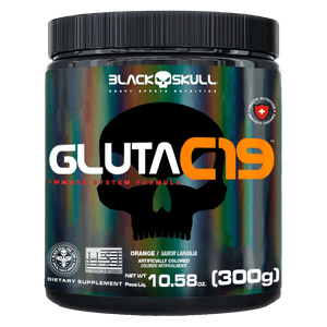 GLUTA C19 - GLUTAMINA COM VITAMINAS E MINERAIS - 300G