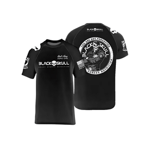 CAMISETA BLACK SKULL DRY FIT SOLDADO BOPE PRETA