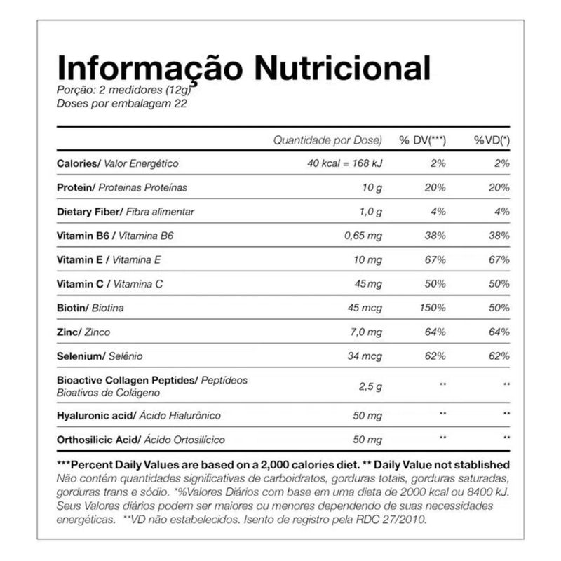 KIT-COLAGENO---2X-COLLAGEN-PLUS-264G-EM-PO-SABOR-LARANJA-COM-ACEROLA---PROMOCAO---BELISSIMA---TABELA-NUTRICIONAL