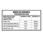 ÔMEGA 3 DESTINADO PARA CACHORROS - ÔMEGA 3 DOG 60 CAPS - SEM SABOR - BLACKSKULL - TABELA NUTRICIONAL