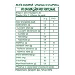 WHEY PROTEIN - REFIL WHEY GRASSFED 900G SABOR AÇAÍ COM GUARANÁ - BLACKSKULL - TABELA NUTRICIONAL