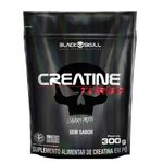 Creatine Turbo 300g Refil Sem Sabor Black Skull USA