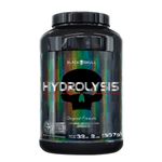 WHEY PROTEIN HYDROLYSIS - HIDROLISADO - HYDROLYSIS 907G SABOR CHOCOLATE (WHEY PROTEIN ISOLADO HIDROLISADO) - BLACKSKULL - IMAGEM