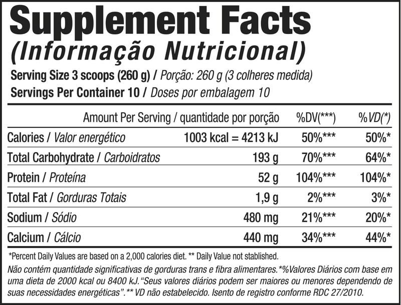 HIPERCALORICO---HIPERCALORICO-MONSTROUS-27KG---6LB---SABOR-CHOCOLATE---BLACKSKULL--TABELA-NUTRICIONAL