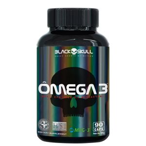 ÔMEGA 3 (EPA + DHA) BLACK SKULL - 90 CAPS