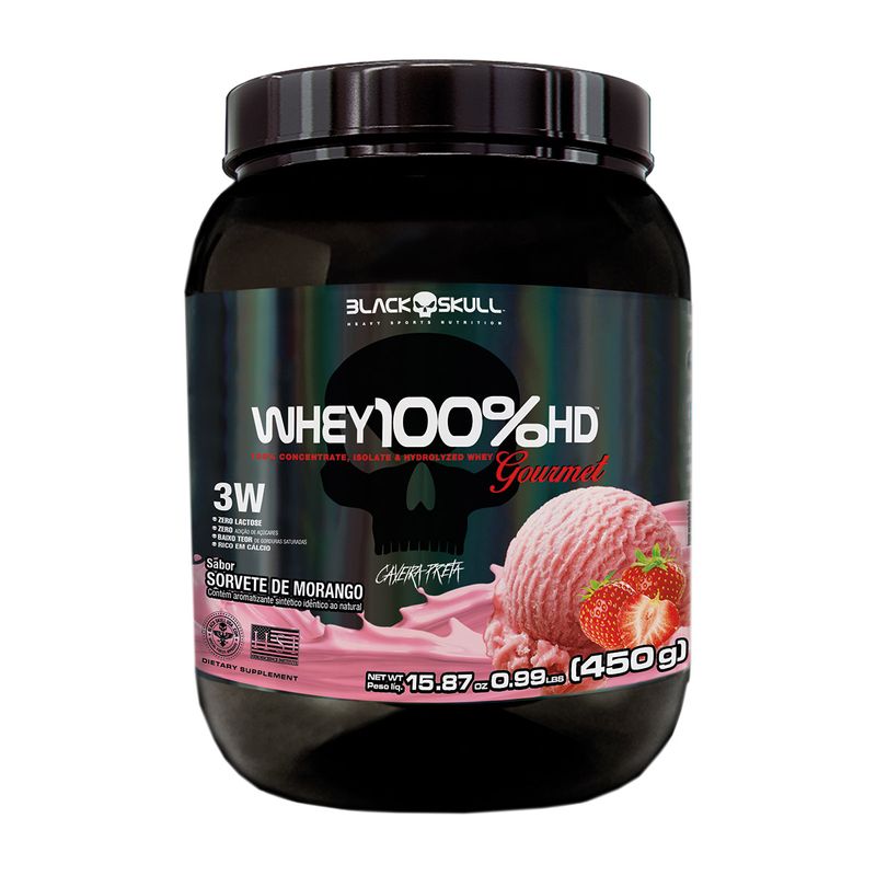 Pote-450g-WHEY-100-HD-GOURMET-MORANGO