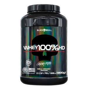 WHEY 100% HD BLACK SKULL - 900G (WPC, WPI E WPH)