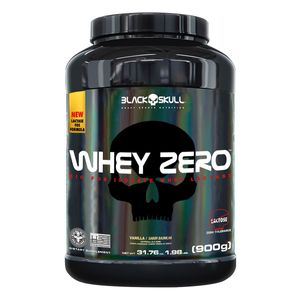 WHEY ZERO (COM LACTASE) BLACK SKULL - 900G