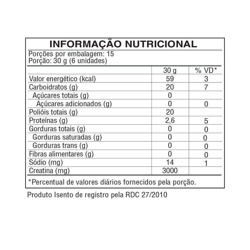 CREATINA---CREATINE-TURBO-GUMMY-450G---90-UNIDADES---BLACKSKULL---TABELA-NUTRICIONAL