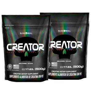2X CREATOR 500G - 1KG CREATINA MONOHIDRATADA PURA
