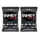 WHEY PROTEIN - KIT 2X REFIL WHEY TURBO 907G SABOR MORANGO E SABOR BAUNILHA - PROMOÇÃO - BLACKSKULL