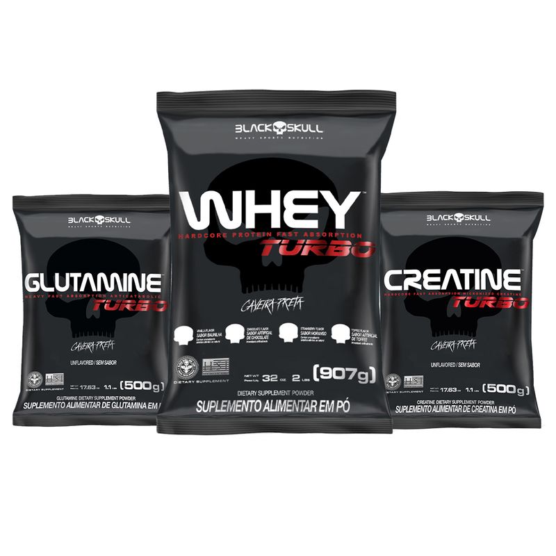 GLUTAMINE-TURBO-500G+WHEY-TURBO-907G+GLUTAMINE-TURBO-500G