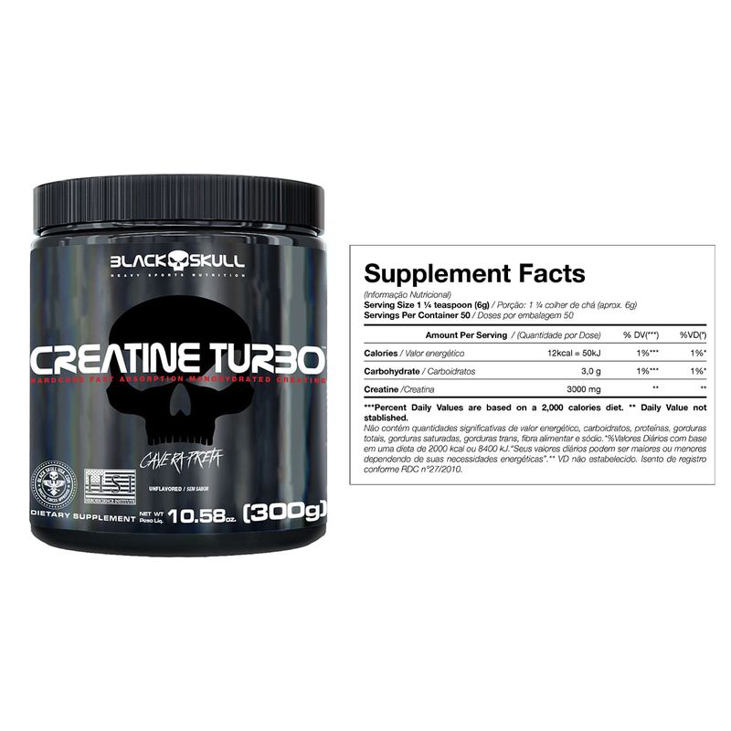 CREATINA---KIT-CREATINE-TURBO--POTE---REFIL--300G-POTE-E-500G-REFIL---PROMOCAO---BLACKSKULL---TABELA-NUTRIONAL