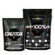 WHEY PROTEIN 100% HD SABOR BAUNILHA + CREATOR 500G - PROMOÇÃO - BLACKSKULL