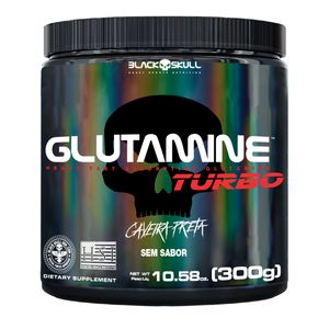 GLUTAMINE TURBO CAVEIRA PRETA - GLUTAMINA - 300G