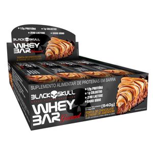BARRA DE PROTEÍNA GOURMET C/ COLOSTRO WHEY BAR - 12 UNIDADES