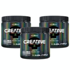 3x CREATINE - CREATINA MONOHIDRATADA - 150G