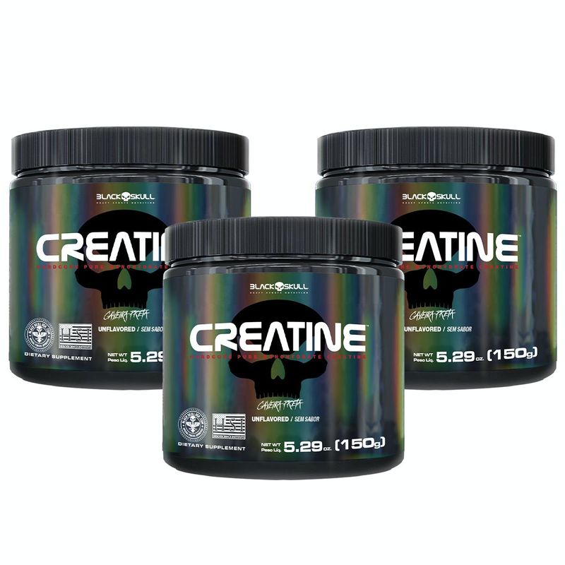 3x CREATINE - CREATINA MONOHIDRATADA - 150G