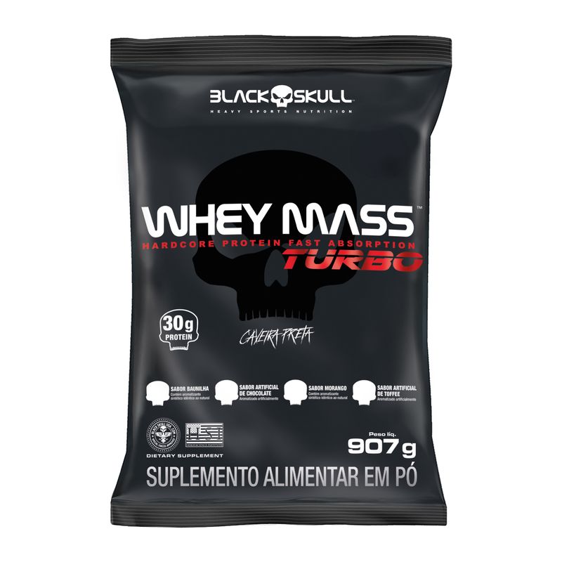 WHEY-MASS-TURBO MORANGO - IMAGEM