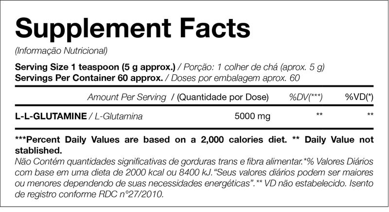 GLUTAMINA---L-GLUTAMINE-300G-SEM-SABOR---BLACKSKULL---TABELA-NUTRICIONAL