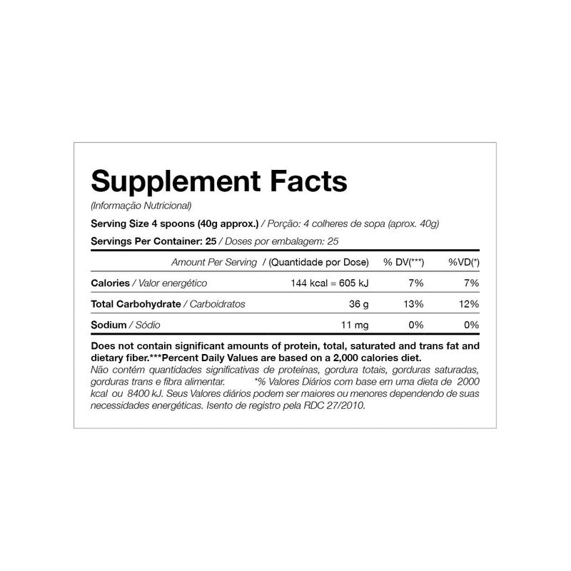 MALTODEXTRINA - REFIL MALTODEXTRIN TURBO 1KG SABOR LIMÃO - BLACKSKULL - TABELA NUTRICIONAL