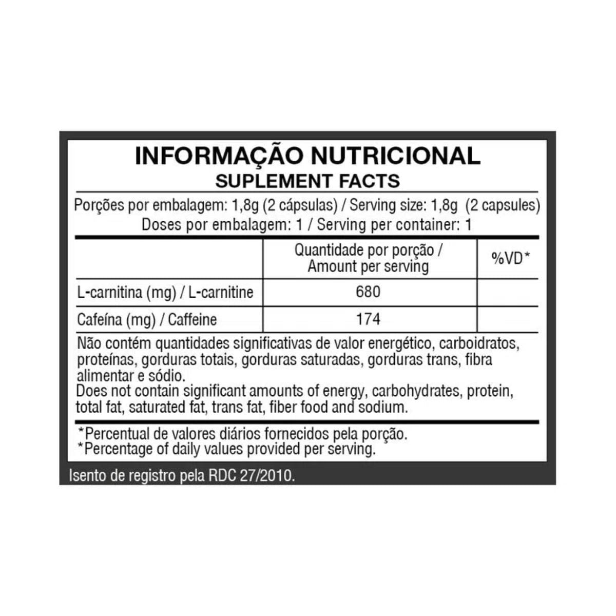 Tabela Nutricional