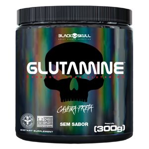 GLUTAMINE CAVEIRA PRETA - GLUTAMINA - 300G