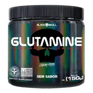 GLUTAMINE CAVEIRA PRETA - GLUTAMINA - 150G
