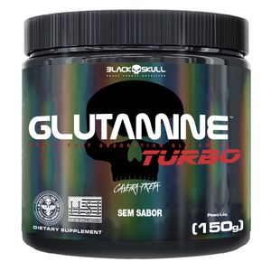 GLUTAMINE TURBO CAVEIRA PRETA - GLUTAMINA - 150G